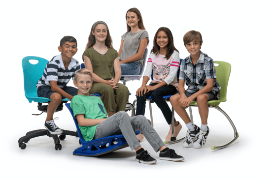 Virco Kids in Chairs